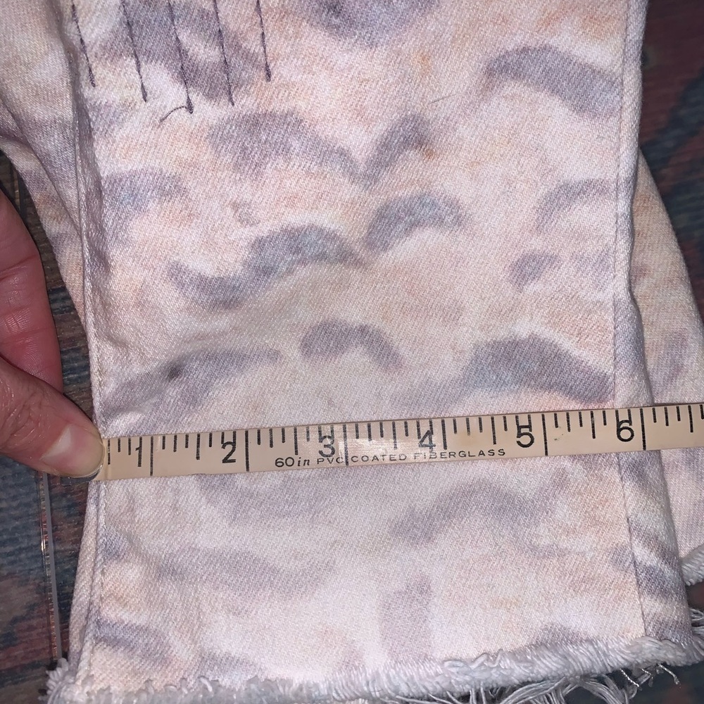 Pilcro, Anthropologie , Boyfriend Slim, Skinny Jeans - Cream and Mauve - Picture 8 of 8